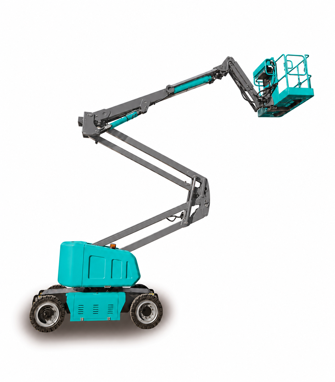 Electric articulated boom lifts