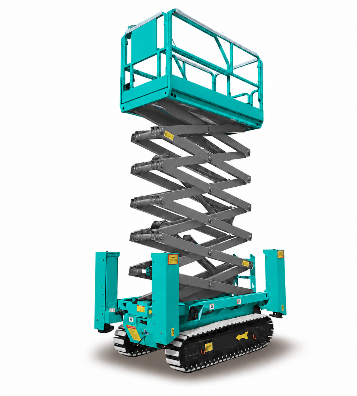 Crawler scissor lifts